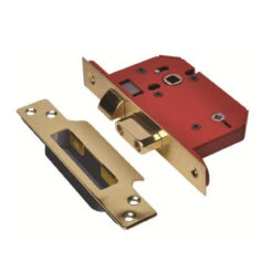 Union Strongbolt Bathroom Door Lock VSI Pack SS