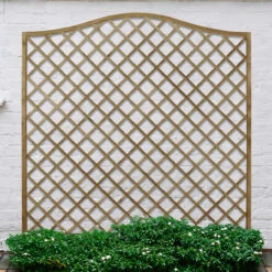 Forest Garden Europa Hamburg Garden Screen Pressure Treated Decorative Panel 1800mm (4 Pack)