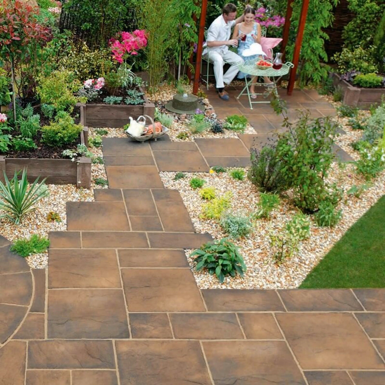 Heritage Concrete Paving Weathered York 600 X 450 X 38mm (22 Pack)