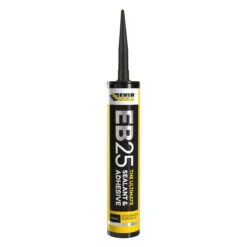 Everbuild EB25 Ultimate Sealant & Adhesive Cartridge Black 300ml EB25BK