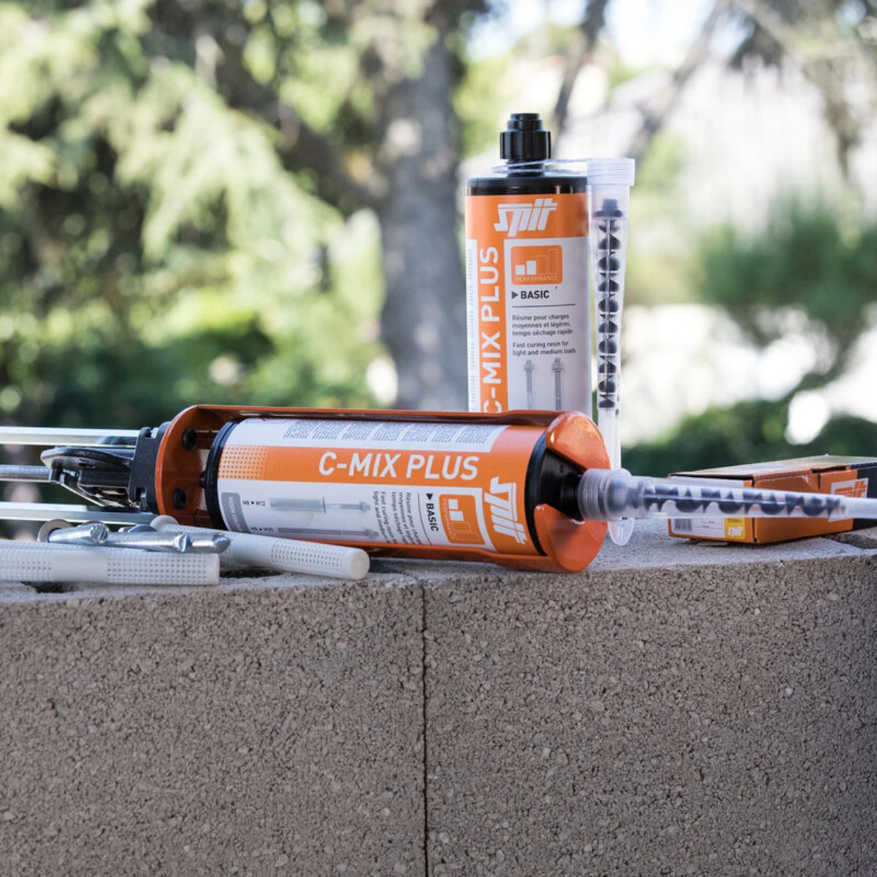 Spit C-Mix Plus Styrene Free Polyester Resin Chemical Mortar Grey 1 Nozzle 380ml (055881) - Image 4