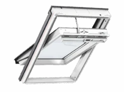 Velux GGU 006821U White Polyurethane Electric Centre Pivot Roof Window (Various Sizes)