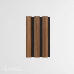 Deanta Immerse Fully Finished Walnut Acoustic Wall Panel 2400 X 600 X 21mm (AWP0WL)
