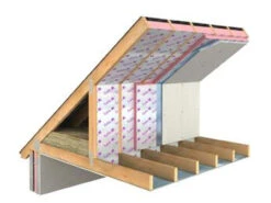 Unilin Safe-R Pitched Roof Insulation PIR Board 2400 X 1200mm