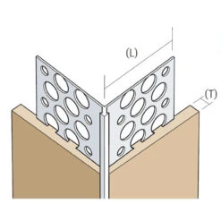 Expamet UPVC Multi-Coat Angle Bead (10mm) White 3000 X 41mm (PAB010F3000)