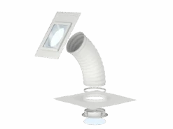 Velux TLF 0K14 2010 Sun Tunnel Flat Roof Flexi Tube For Slate 14in 350mm