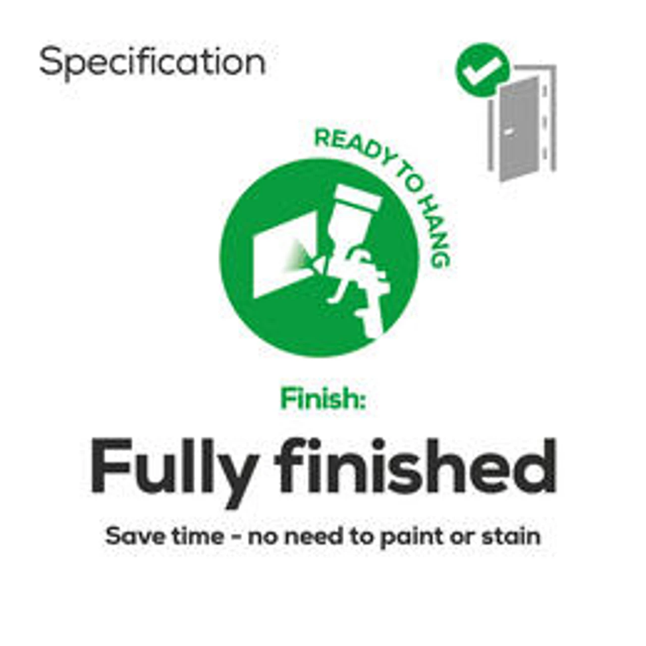 LPD Belize Fully Finished Light Grey Glazed Door - Image 10