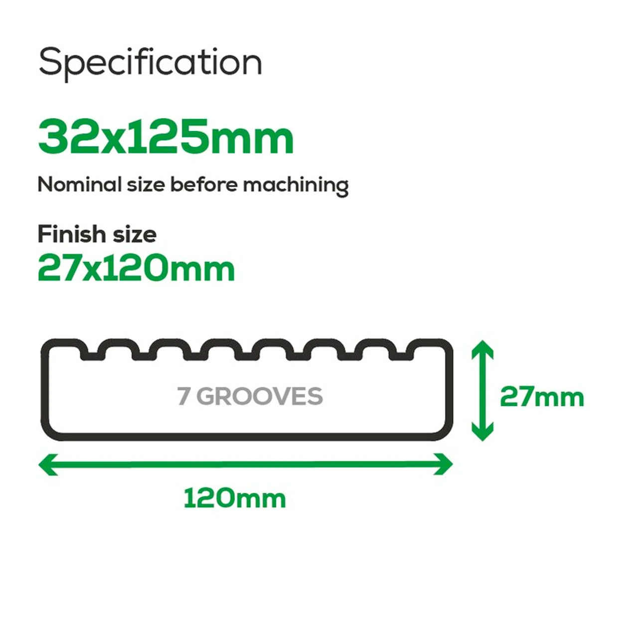 ArborDeck Timber Decking UC3u Treated Reversible Smooth Or Grooved 38 X 125mm - Image 10