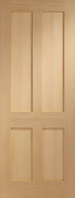 XL Victorian Shaker 4 Panel Internal Oak Door