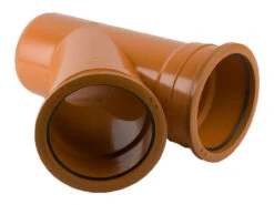 Brett Martin 160 X 160mm 45' Double Socket Branch Terracotta 370 X 190 X 370mm