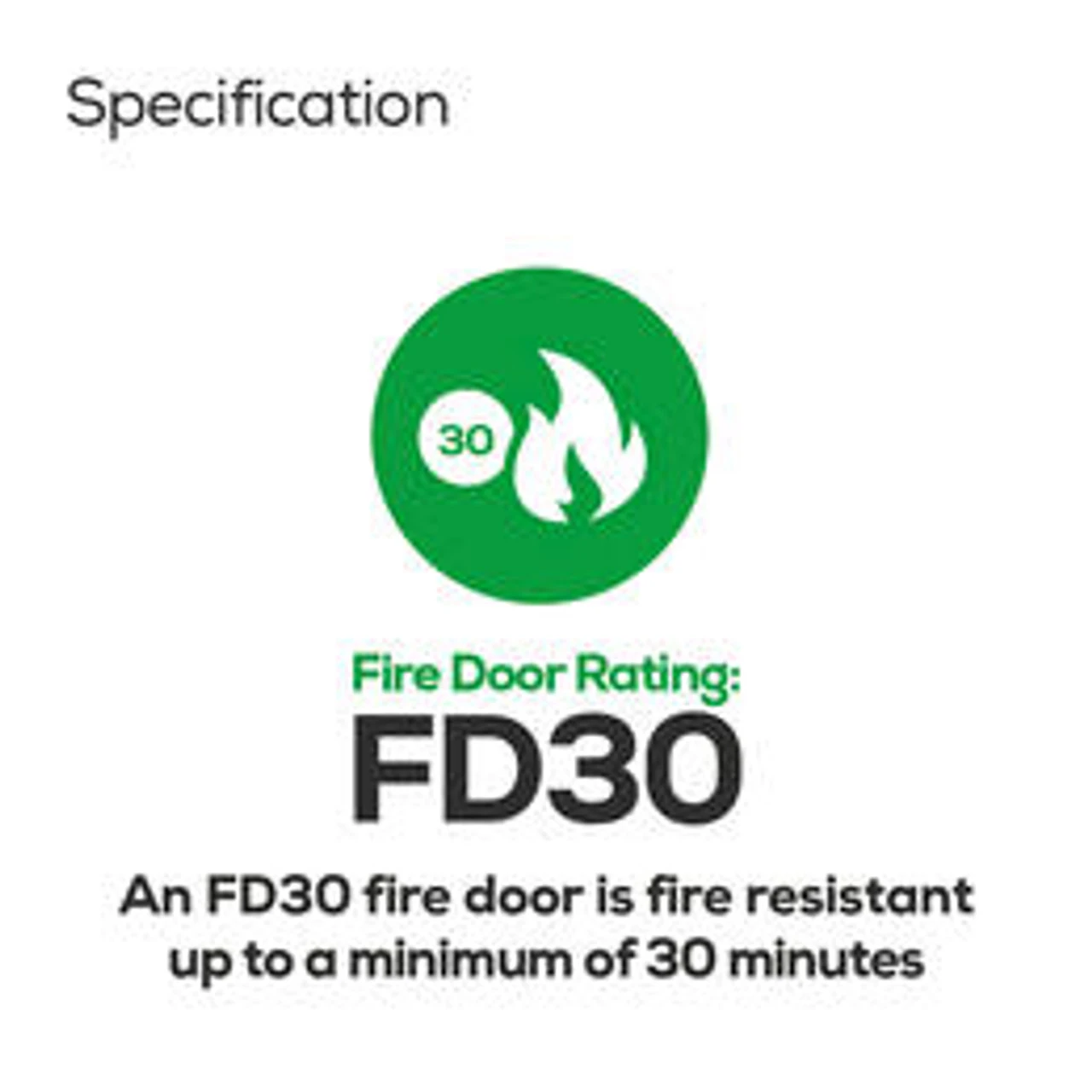 LPD Mexicano Laminated Light Grey Fire Door - Image 16