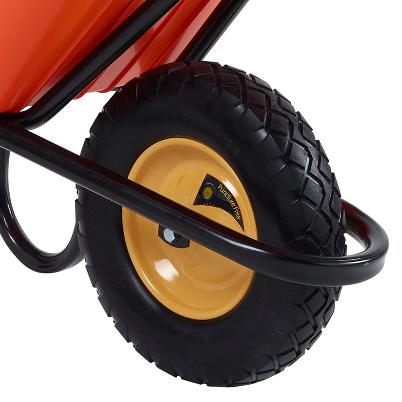 Haemmerlin Crusader Wheel Barrow Heavy Duty (Pneumatic Tyre) 120 Litre - Image 5