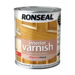 Ronseal Interior Varnish Quick Dry Clear Gloss 750ml