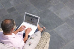 Limestone Aluri Natural Stone Paving Charcoal 570 X 570 X 22mm (60 Pack)