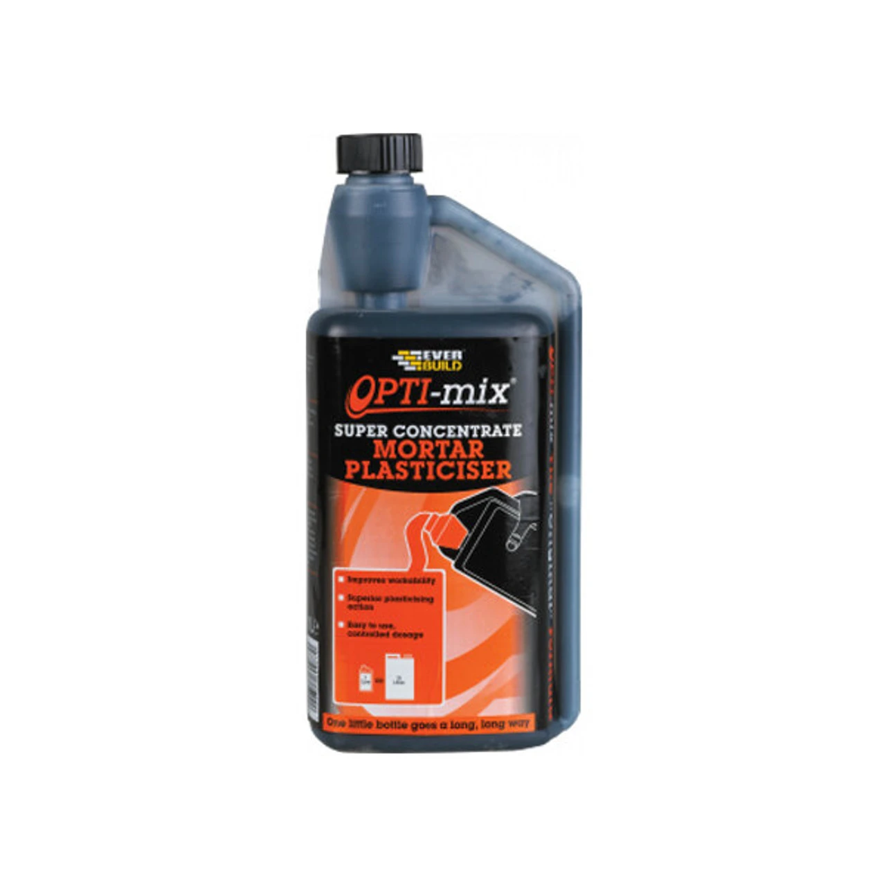 Everbuild Opti-Mix Mortar Plasticiser 1 Litre - Image 2