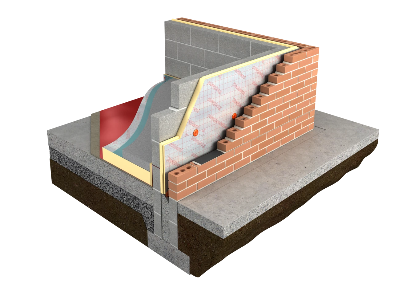 Unilin Thin-R Cavity Wall Plus Corner Insulation PIR Board T&G 1200 X 450mm