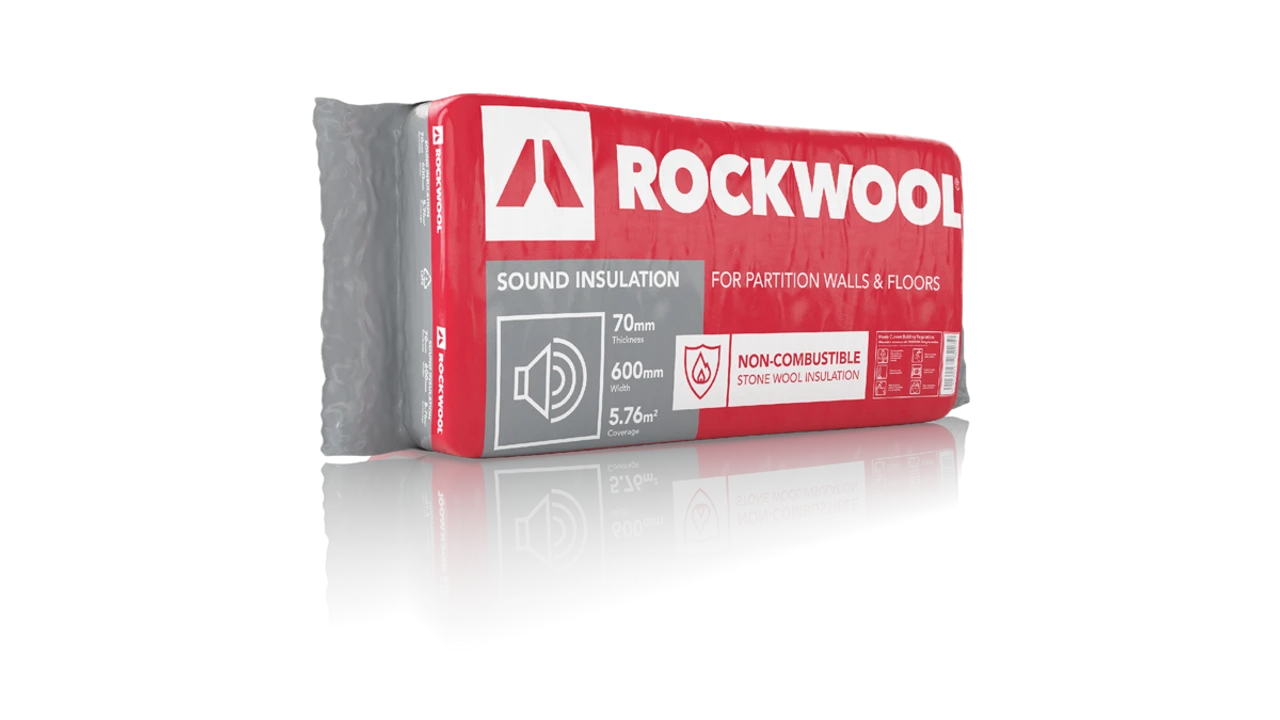 Rockwool Sound Insulation Slab 1200 X 600mm - Image 2