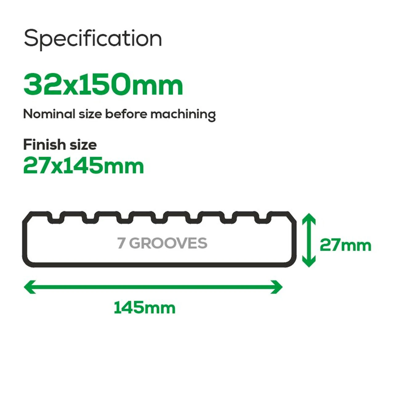 ArborDeck Timber Decking UC3u Treated Reversible Smooth Or Grooved 38 X 150mm - Image 10