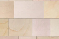 Sawn Versuro Natural Stone Paving Golden Sand 855 X 570 X 22mm (35 Pack)