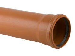 Brett Martin 160mm Single Socket Pipe Terracotta