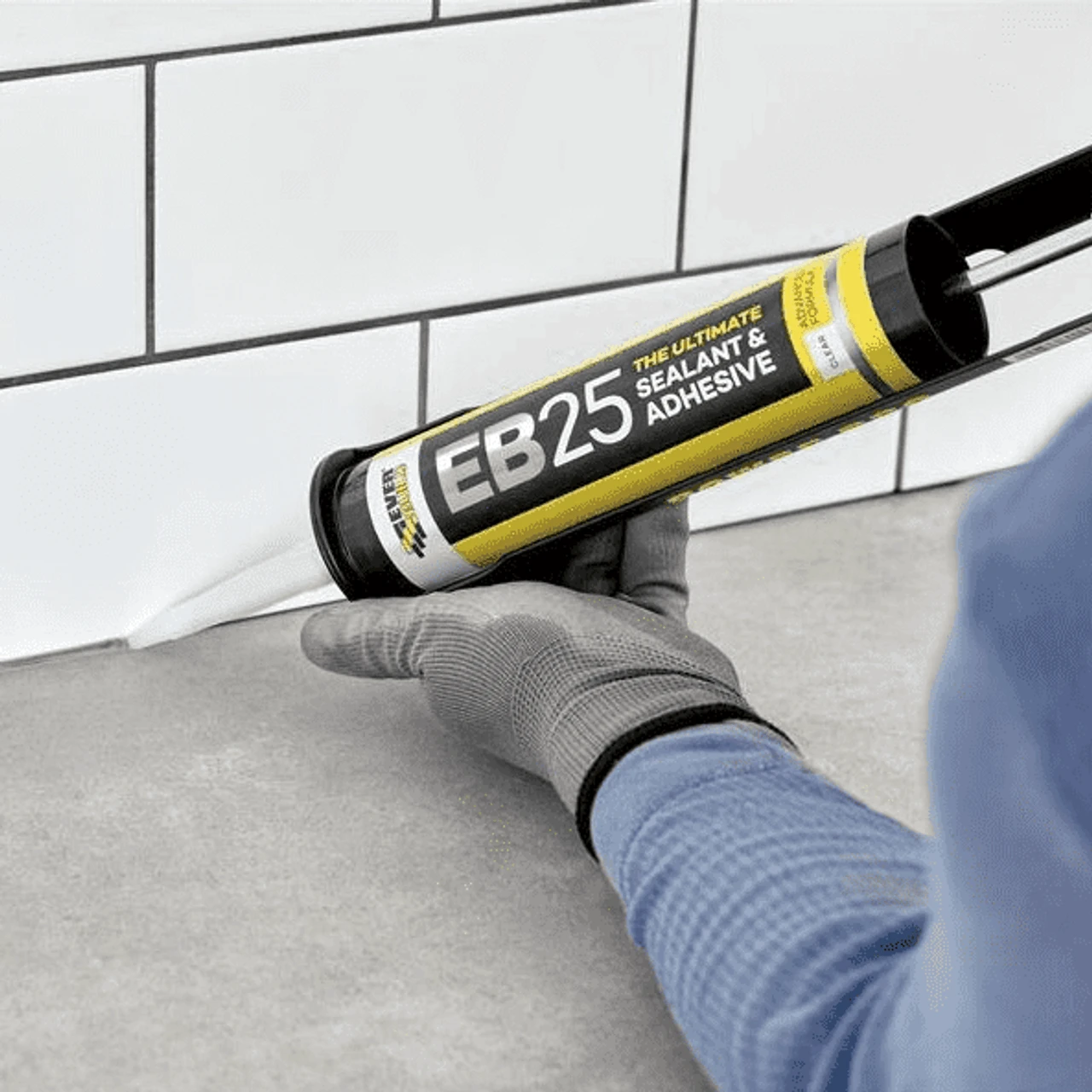 Everbuild EB25 Ultimate Sealant & Adhesive Cartridge Grey 300ml EB25GY - Image 4