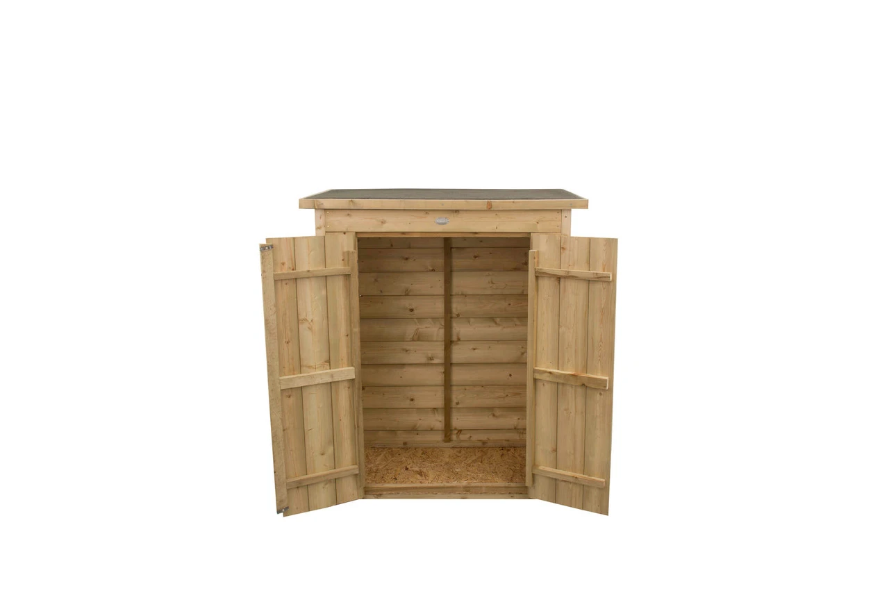 Forest Garden Shiplap Pent Garden Store Pressure Treated 1080 X 550 X 1320mm - Image 14
