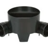 Brett Martin 280mm Shallow Access Chambers 280mm Dia 90' Chamber Base Black 360 X 230 X 360mm