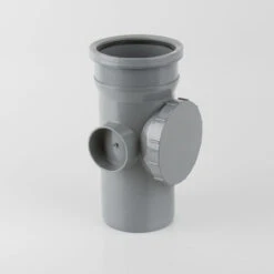 Brett Martin 110mm Single Socket Access Pipe Grey 250 X 135 X 135mm