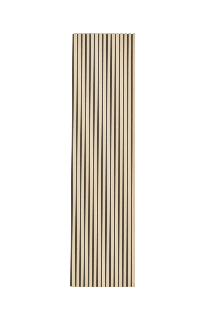 Cheshire Moulding Acoustic Slat Wall Panel Light Oak 2400 X 605 X 22mm (WPKT9)