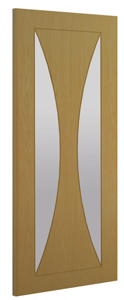Deanta Sorrento Fully Finished Oak Glazed Door - Image 3