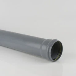 Brett Martin 110mm Single Socket Soil Pipe Grey 4100 X 110 X 110mm
