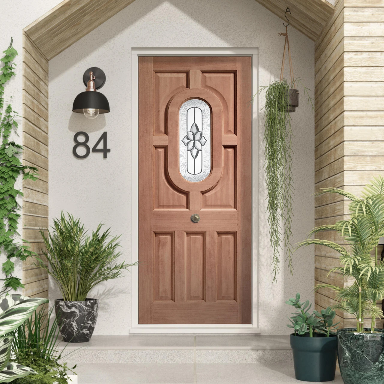 XL Acacia External Chesterton Double Glazed Door - Image 2