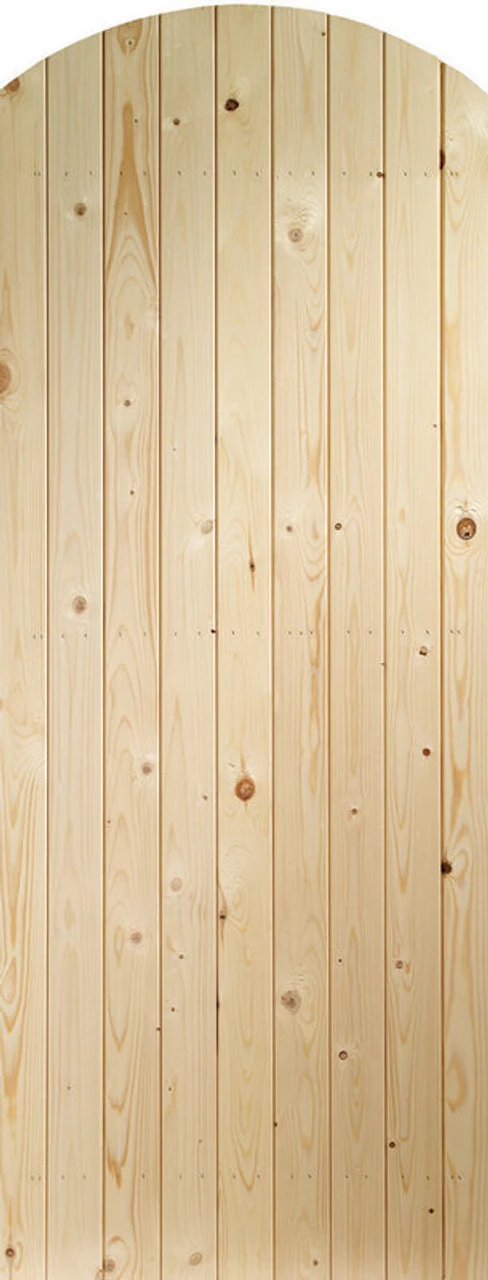 XL Ledged & Braced Arched Top External Pine Gate
