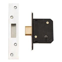 Door Deadlock 5 Lever BS3621 Mortice Deadlock SSS 63mm