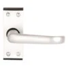 Aluminium Short Calder Lever Door Lock On Backplate
