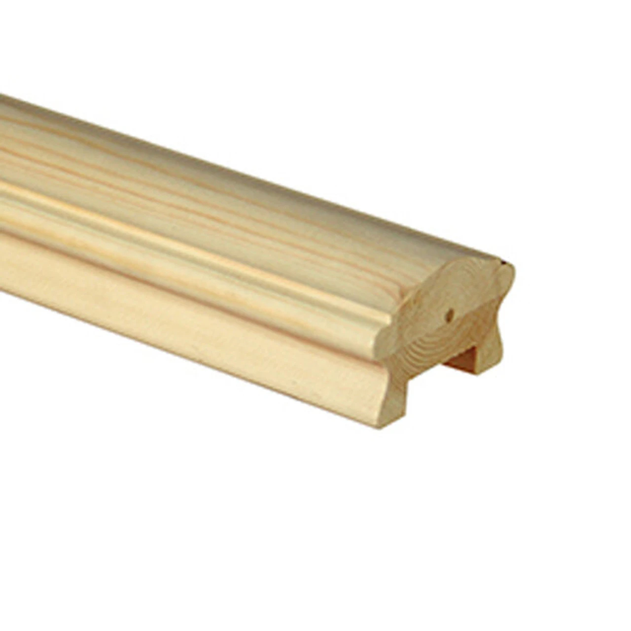 Burbidge Light Duty Timber Handrail For 32mm Spindles Grooved Pine