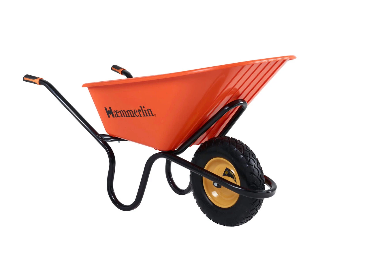 Haemmerlin Crusader Wheel Barrow Heavy Duty (Pneumatic Tyre) 120 Litre