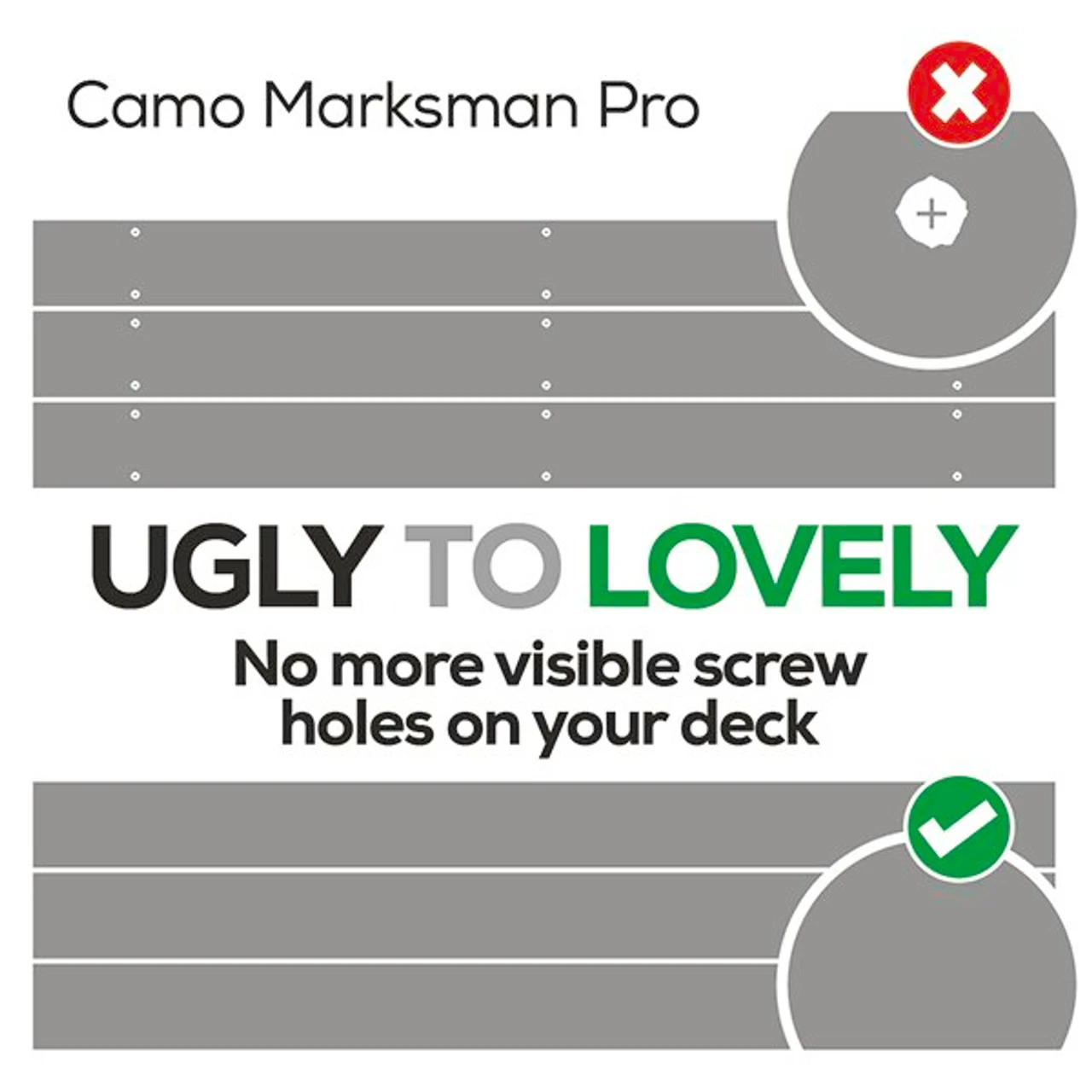 Camo Deck Screws 60mm With 2 Driver Bits Pack Of 2000 - Image 10