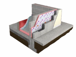 Unilin Safe-R Cavity Wall Insulation PIR Board 1200 X 450mm