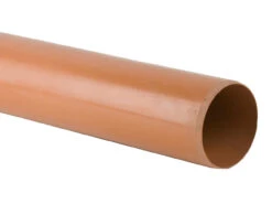 Brett Martin 110mm Plain Ended Pipe Terracotta