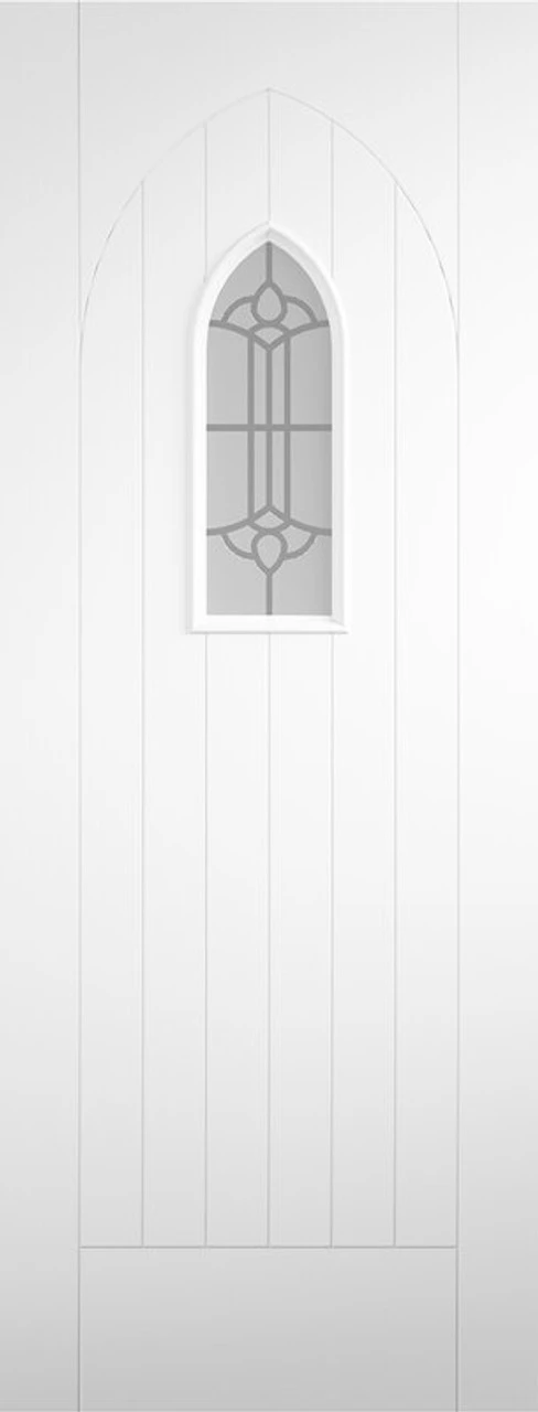 XL Tricoya Westminster External Double Glazed Door With Clear Glass 1981 X 838 X 44mm (33'')