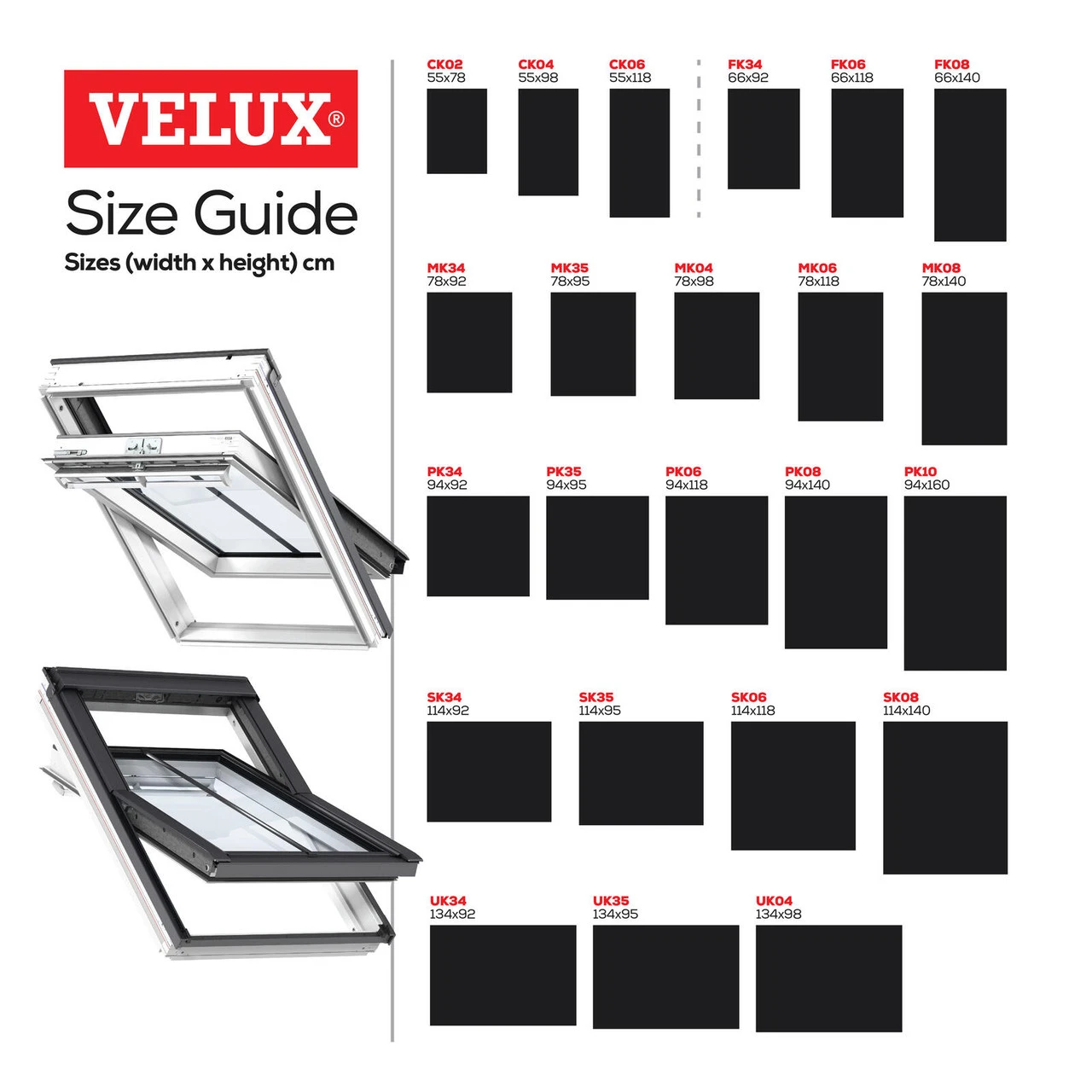 Velux EFW 0012 Single Roof Vertical Window Tile Flashing - Image 2