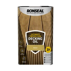 Ronseal Ultimate Decking Oil Natural 5 Litres (37297)