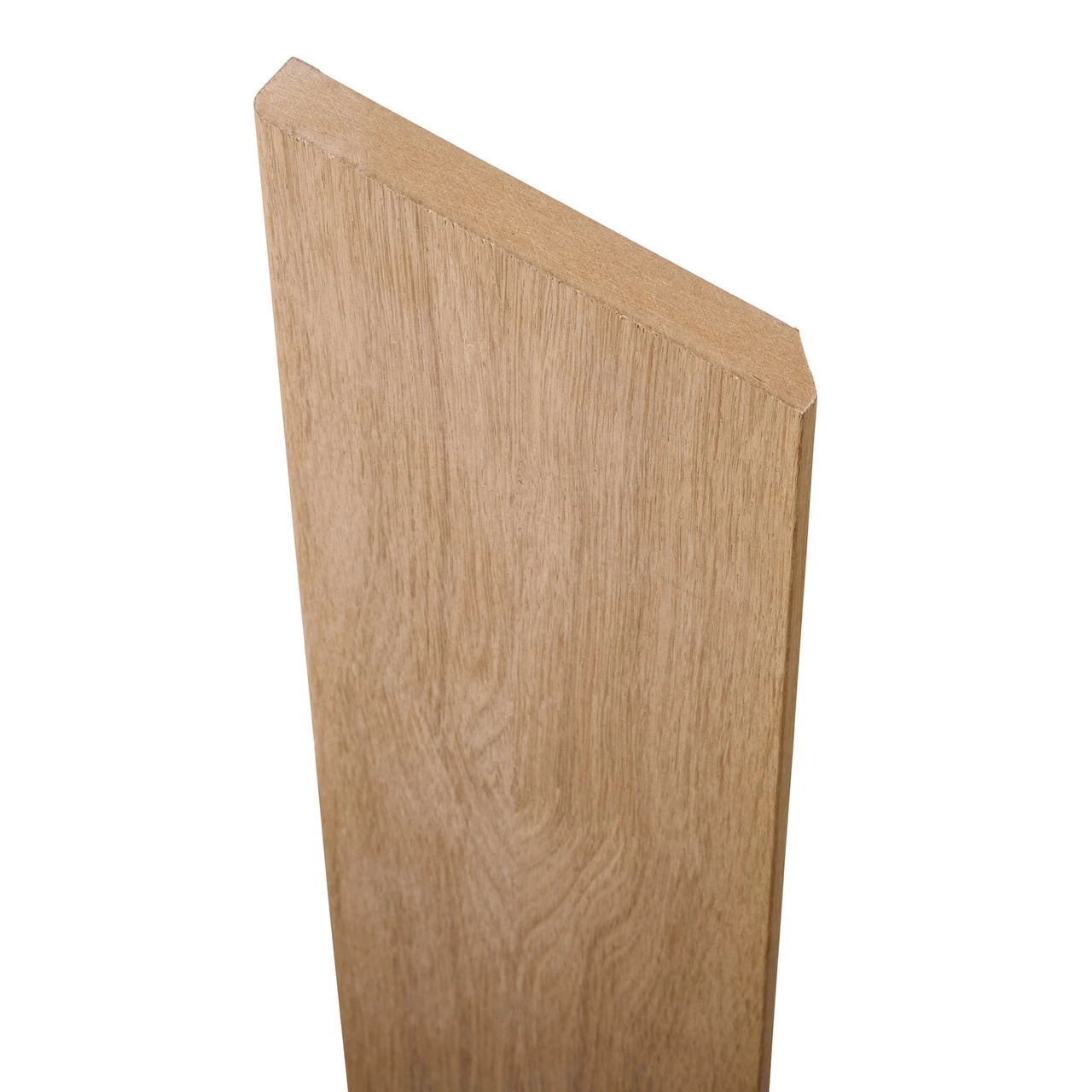 White Oak Veneer Pencil Unfinished MDF Skirting Board 150 X 19mm - Image 2