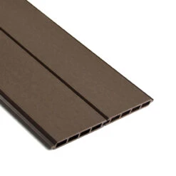 ArborFence Composite Fence Post Light Grey With 3 End Strips