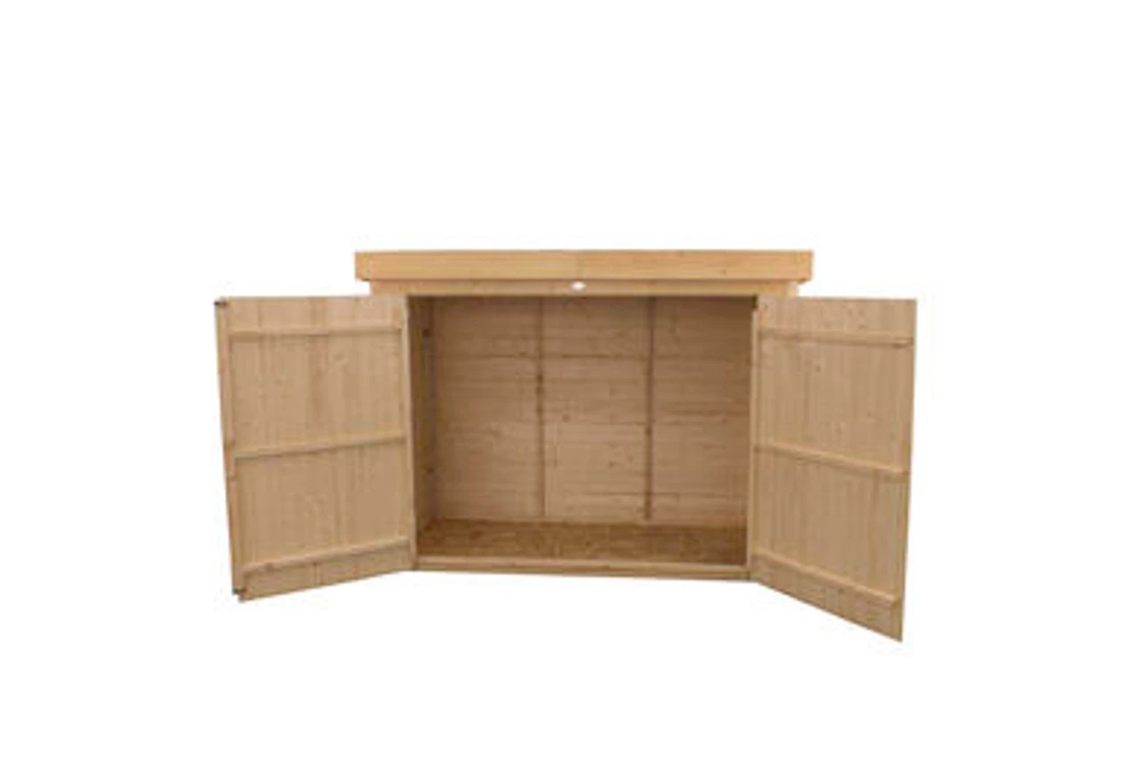 Forest Garden Shiplap Pent Large Garden Store Pressure Treated 1950 X 870 X 1450mm - Image 7