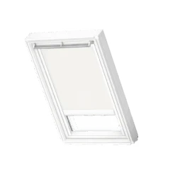 Velux DSL 1025SWL Standard White Solar Blackout Blind & White Side Channels