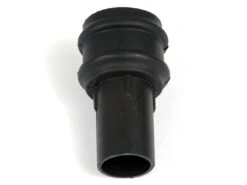Cascade Rainwater 68mm Round Cast Iron Effect Plain Coupler Black 73 X 73 X 73mm