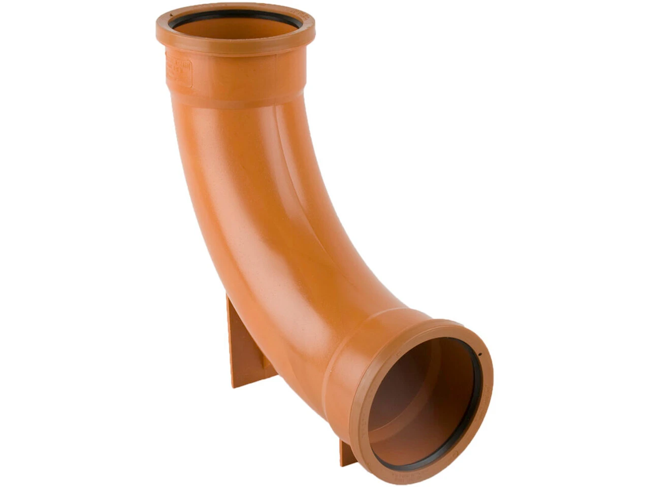 Brett Martin 110mm 87.5' D/S Rest Bend (Long Radius) Terracotta 300 X 135 X 320mm