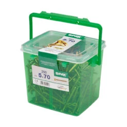 Spax Flat Countersink Pozi Yellow Woodscrews 5 X 70mm (250 Pack)